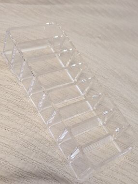 Clear Acrylic 8-Slot Makeup Organizer - Home Storage